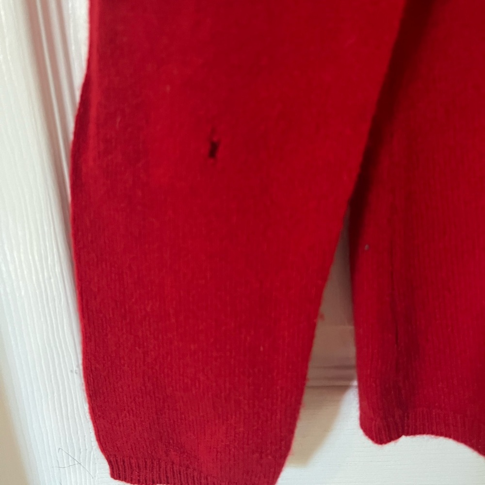 Women's Red Sweater - Picture 7 of 7